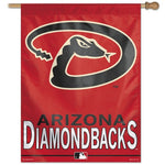 Arizona Diamondbacks MLB 27" x 37" Team Name Vertical Flag
