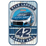Kyle Larson NASCAR Garage Area 11 x 17 Plastic Sign