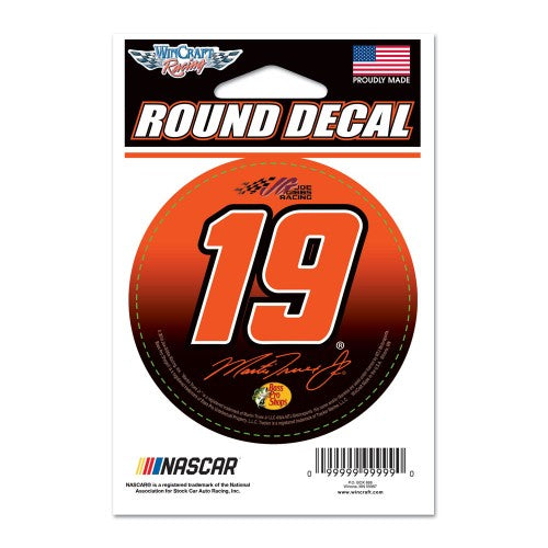 Martin Truex Jr 3" Round NASCAR Decal