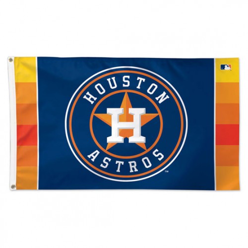 Houston Astros MLB 3' x 5' Single-Sided Deluxe Flag - Team Logo