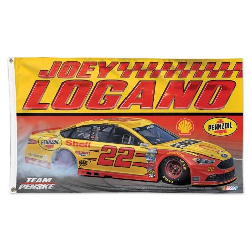 Joey Logano NASCAR 3' x 5' Single-Sided Deluxe Flag