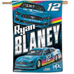 Ryan Blaney NASCAR 28" x 40" Vertical Flag