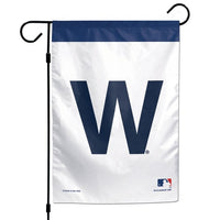 Chicago Cubs MLB 12" x 18" Garden Flag - Cubs Win/W Flag