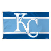 Kansas City Royals MLB Team Logo 3' x 5' Single-Sided Deluxe Flag - Stripe