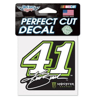 Kurt Busch #41 4" x 4" NASCAR Perfect Cut Decal