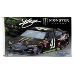 Kurt Busch NASCAR 3' x 5' Single-Sided Deluxe Flag - #41 Monster Energy
