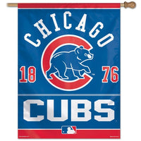 Chicago Cubs MLB 27" x 37" Vertical Flag - Year Established