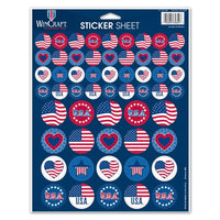 Support America Patriotic 8.5" x 11" Vinyl Sticker Sheet