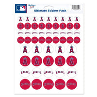 Los Angeles Angels MLB 8.5" x 11" Vinyl Sticker Decal Sheet