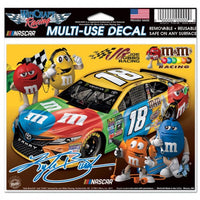 Kyle Busch NASCAR 4.5" x 5.5" Multi Use Decal - Color Car Image