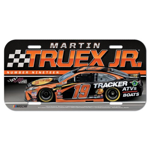 Martin Truex Jr NASCAR Full Color Plastic License Plate