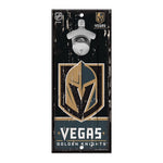 Vegas Golden Knights NHL 5" x 11" Bottle Opener Wood Sign