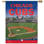 Chicago Cubs MLB 27" x 37" Vertical Flag - Wrigley Field