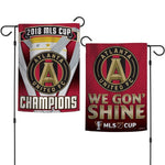 Atlanta United FC MLS Double-Sided 12" x 18" Garden Flag - 2018 MLS Cup Champions