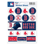 Boston Red Sox MLB 5" x 7" Vinyl Sticker Decal Sheet