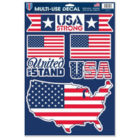 Support America Patriotic 11" x 17" Decal Sheet - USA Strong
