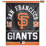 San Francisco Giants MLB 27" x 37" Year Established Vertical Flag