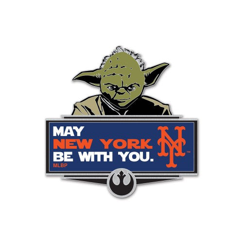 New York Mets MLB Collectible Pin - Star Wars Yoda