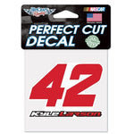 Kyle Larson 4" x 4" NASCAR Perfect Cut Decal