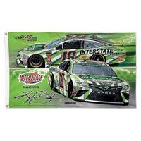 Kyle Busch NASCAR 3' x 5' Single-Sided Deluxe Flag - Interstate Batteries