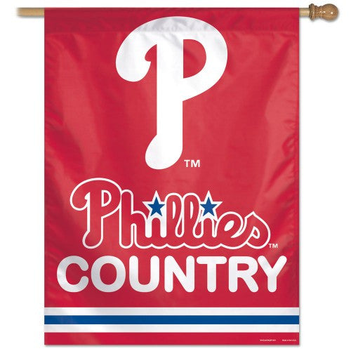 Philadelphia Phillies MLB 27" x 37" Vertical Flag - Phillies Country