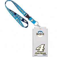 Kevin Harvick NASCAR Busch Beer Credential Holder with Lanyard