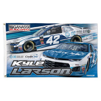 Kyle Larson NASCAR 3' x 5' Single-Sided Deluxe Flag