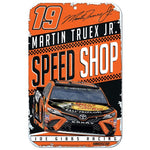 Martin Truex Jr NASCAR Speed Shop 11 x 17 Plastic Sign