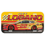 Joey Logano NASCAR Full Color Plastic License Plate
