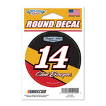 Clint Bowyer 3" Round NASCAR Decal