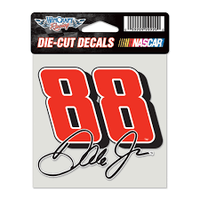 Dale Earnhardt Jr 4" x 4" NASCAR Perfect Cut Decal