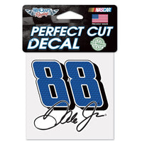 Dale Earnhardt Jr 4" x 4" NASCAR Perfect Cut Decal