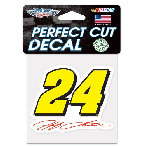 Jeff Gordon 4" x 4" NASCAR Perfect Cut Decal