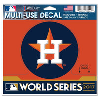 Houston Astros MLB 4.5" x 5.75" Cut-to-Logo Multi-Use Decal - 2017 World Series