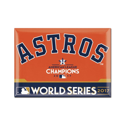 Houston Astros 2017 League Champion/World Series Participant MLB Metal Fridge Magnet
