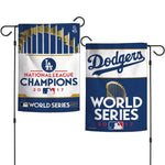 Los Angeles Dodgers MLB 12.5" x 18" 2-Sided Garden Flag - 2017 World Series/League Champions