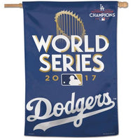 Los Angeles Dodgers MLB 28" x 40" Vertical Flag - 2017 World Series