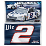 Brad Keselowski NASCAR 2-Sided 3 x 5 Flag