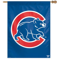 Chicago Cubs MLB 27" x 37" Vertical Flag - Bear Cub