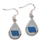 Dale Earnhardt Jr NASCAR Tear Drop Earrings