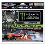Martin Truex Jr #78 NASCAR 4.5" x 5.5" Multi Use Decal - 2017 Champion