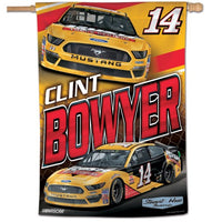 Clint Bowyer NASCAR 28" x 40" Vertical Flag