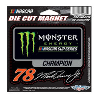 Martin Truex Jr 2017 Monster Energy NASCAR Cup Series Champion 4.5" x 3.5" Cut-to-Shape Magnet