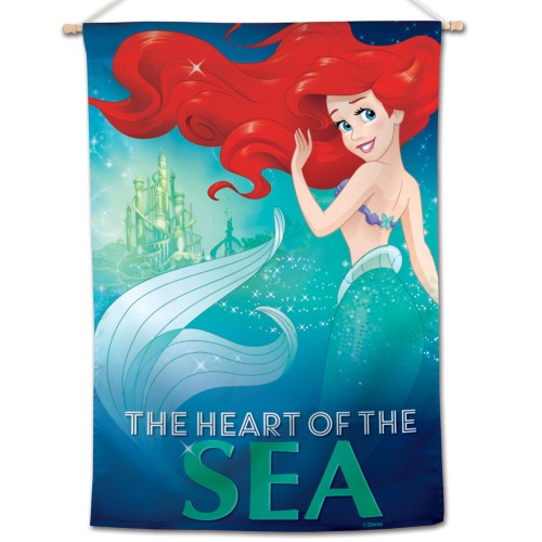 The Little Mermaid Disney 28" x 40" Vertical Flag - Ariel The Heart of the Sea