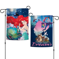 Walt Disney Princess 2-Sided 12" x 18" Garden Flag - Ariel