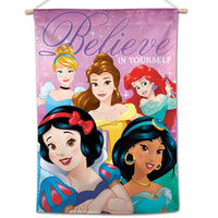 Disney Movie Princesses 28" x 40" Vertical Flag - Believe in Yourself