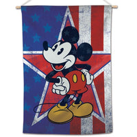 Mickey Mouse Disney 28" x 40" Vertical Flag - Heritage Star