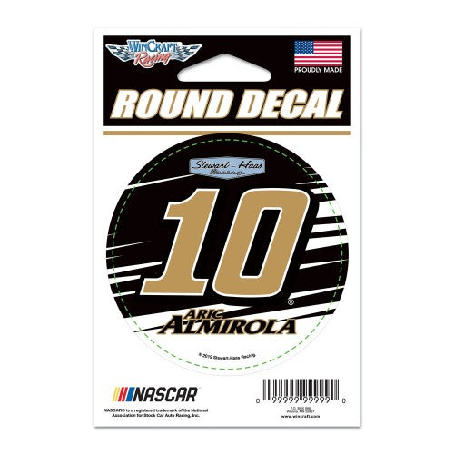 Aric Almirola 3" Round NASCAR Decal