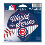 Chicago Cubs MLB 4" x 4" Cut-to-Shape Magnet - 2016 World Series/NL Champions