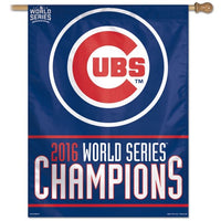 Chicago Cubs MLB 27" x 37" Vertical Flag - 2016 World Series Champions